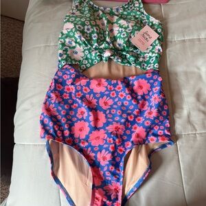 Lime Ricki Vibrant Floral Swimwear